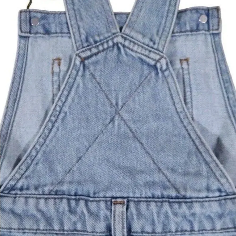Crewcuts Denim Shorts Overalls 100% Cotton Girls Size 4